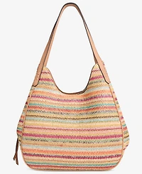 Style & Co Straw Medium 4-Poster Tote