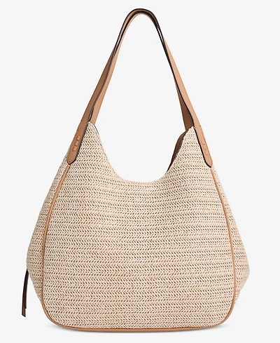 Style & Co Straw Medium 4-Poster Tote
