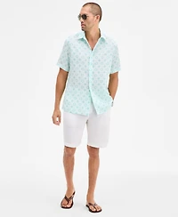 Club Room Men's Marks Medallion Shirt, Exclusively at Macy's
