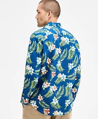 Club Room Men's Amista Floral Linen Shirt, Exclusively at Macy's