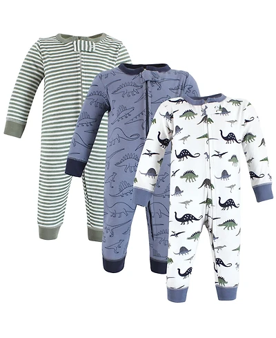 Hudson Baby Boys Unisex Cotton Versatile All-Day Jumpsuit