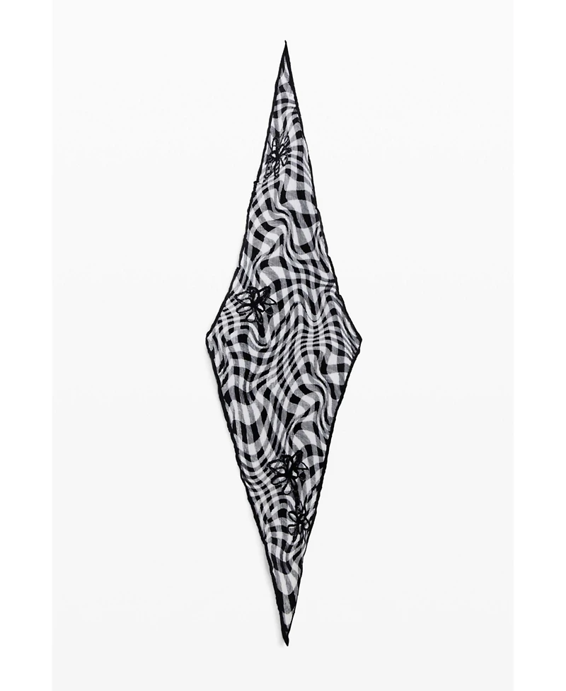 Desigual Women's Tartan scarf