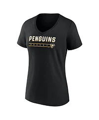 Fanatics Women's Pittsburgh Penguins V-Neck T-Shirt