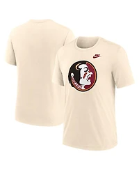 Nike Men's Cream Florida State Seminoles Vault Logo Tri-Blend T-Shirt