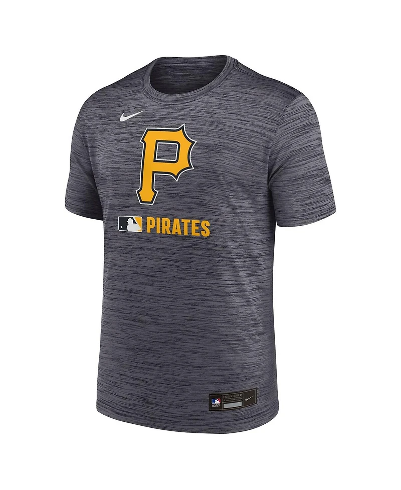 Nike Men's Black Pittsburgh Pirates Authentic Collection Velocity Performance Practice T-Shirt