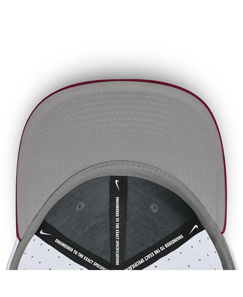 Nike Men's White Florida State Seminoles On-Field Dugout True Performance Fitted Hat
