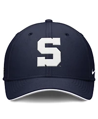 Nike Men's Navy Penn State Nittany Lions 2025 Dugout Coaches Rise Swoosh Performance Flex Hat