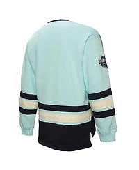 Mitchell & Ness Men's Light Blue Seattle Kraken Heritage Lace-Up Pullover Sweatshirt