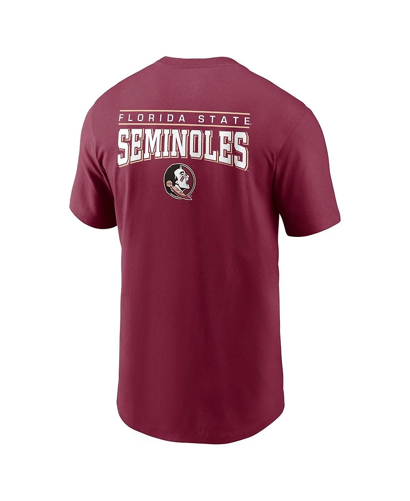 Nike Men's Garnet Florida State Seminoles 2-Hit T-Shirt