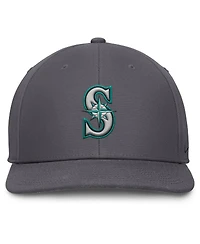 Nike Men's Gray Seattle Mariners Pro Performance Snapback Hat