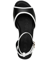 Karl Lagerfeld Paris Cabria Ankle-Strap Flats