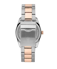 Maserati Men's Date Two-Tone Metal Band Watch, 43mm