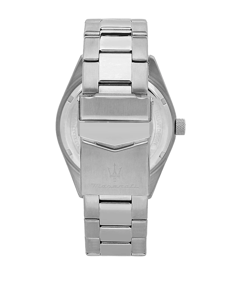 Maserati Men's Date Stainless Steel Metal Band Watch