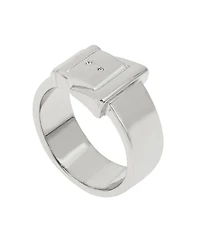 Steve Madden Belt Buckle Band Ring