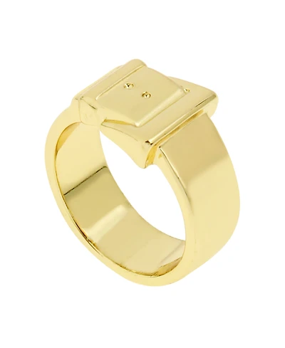 Steve Madden Belt Buckle Band Ring