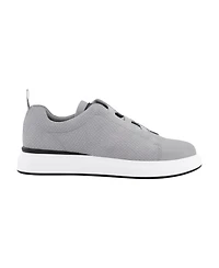 Karl Lagerfeld Paris Men's Front Crossed Reptile Print Slip On Sneakers