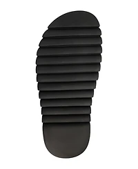 Karl Lagerfeld Paris Men's Tumbled Leather Criss Cross Sandal
