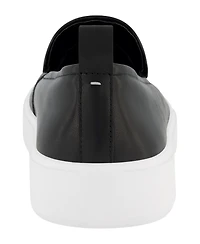 Karl Lagerfeld Paris Men's Woven Slip On Loafers