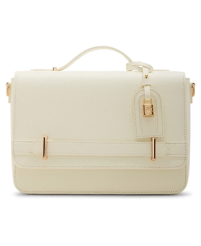 Anne Klein Belted Flap Small Satchel Bag
