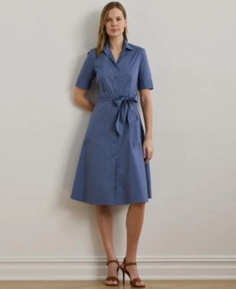 Lauren Ralph Lauren Cotton Shirtdress 0 14p