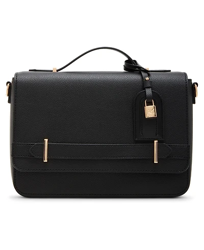 Anne Klein Belted Flap Small Satchel Bag
