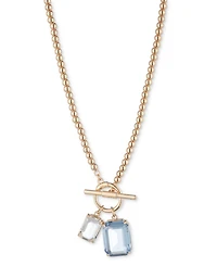 Lauren Ralph Lauren Gold-Tone Mixed Stone 16" Pendant Necklace