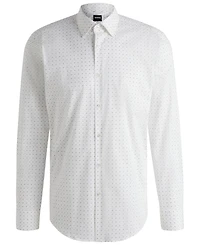 Boss by Hugo Men's Stretch-Cotton Regular-fit Dress Shirt
