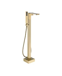Modern Freestanding Bathtub Faucet with Hand Shower - Anti-Scald, Durable, and Easy to Install