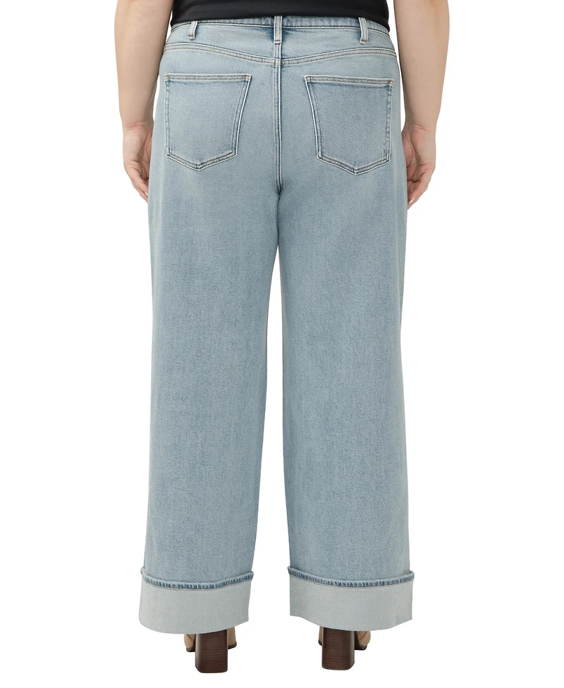 Silver Jeans Co. Plus Highly Desirable High Rise Wide Leg