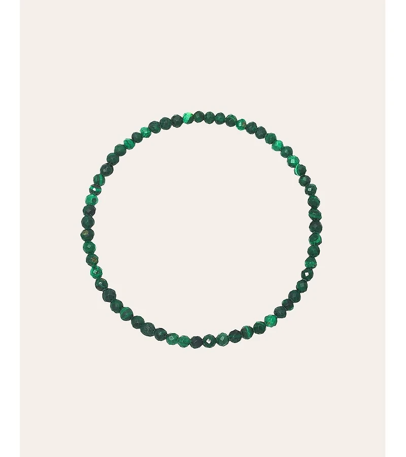 Malachite Bead Bracelet
