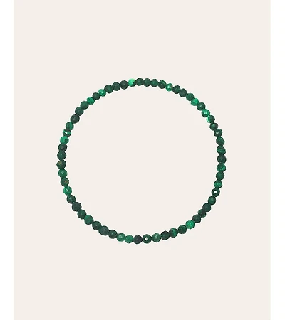 Malachite Bead Bracelet