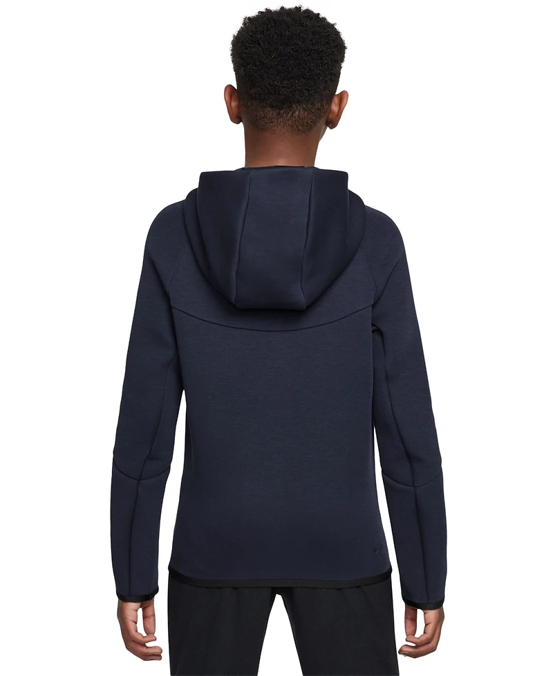 Nike Big Boys Sportswear Full-Zip Tech Fleece Hoodie