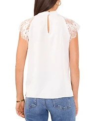 Vince Camuto Women's Lace-Sleeve Top