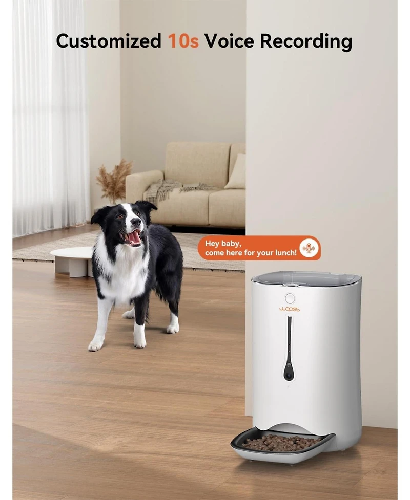Automatic Dog Feeder with Camera, 7L Pet Feeder with 1080P Hd Video, App Control, 5G WiFi Smart Feeder for Dogs & Cats