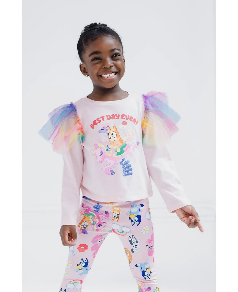 Bluey Girls T-Shirt and Leggings Outfit Set