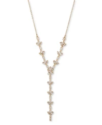 Givenchy Gold-Tone Cubic Zirconia Lariat Necklace, 16" + 3" extender