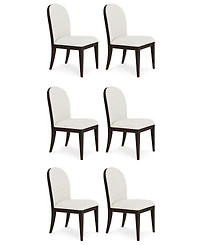 Mazen 6-Pc. Curved Side Chair Set