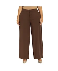Eloquii Women's Tall The Ultimate Stretch Wide Leg Pant