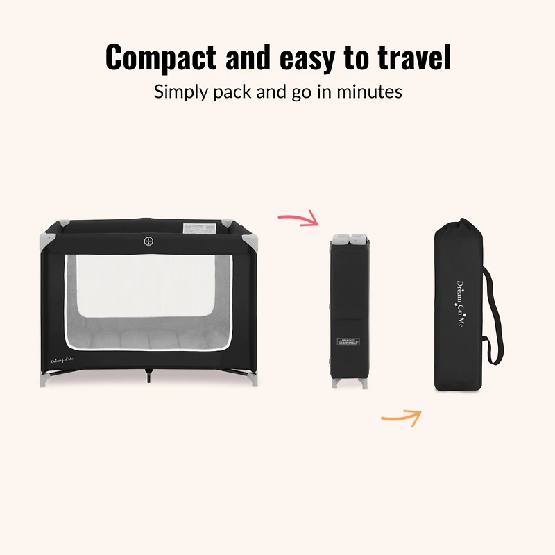 Dream On Me Zoom Portable Playard, Green