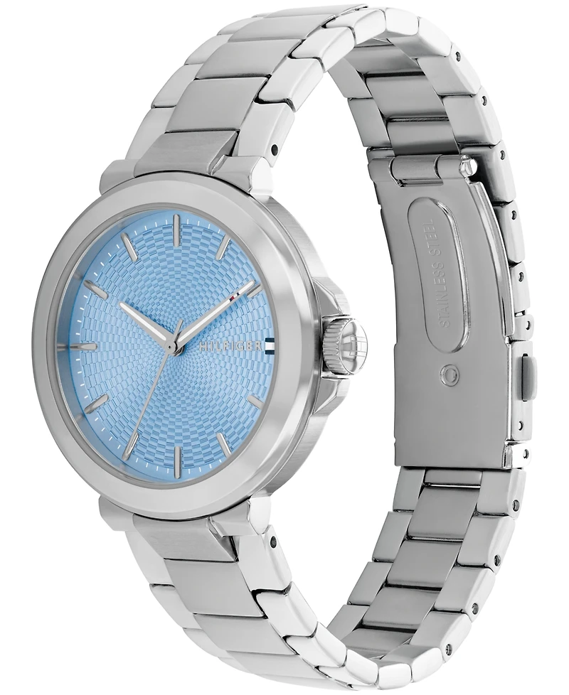 Tommy Hilfiger Women's Quartz Silver-Tone Stainless Steel Bracelet Watch