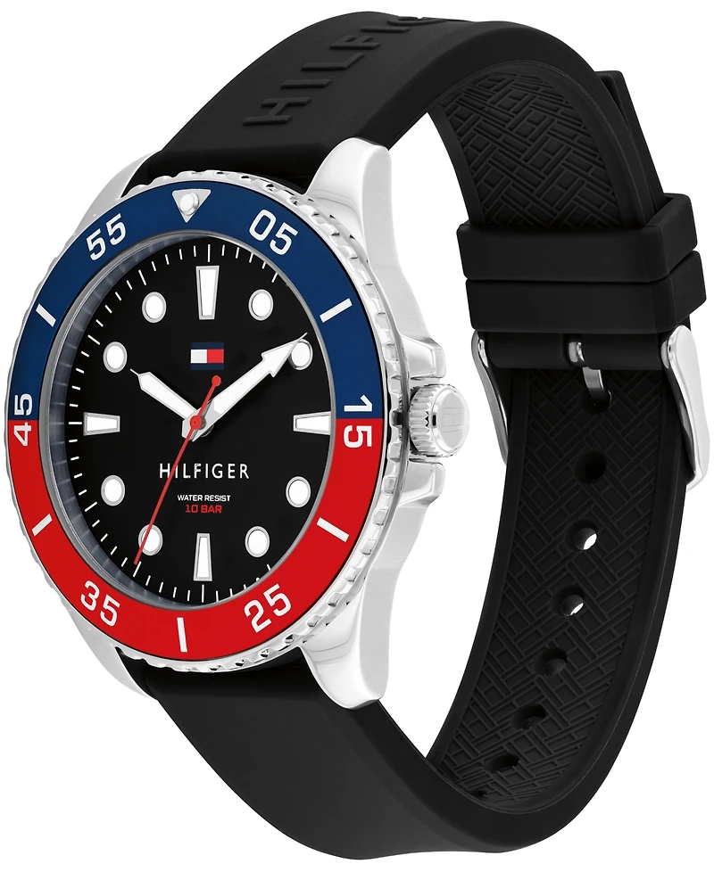 Tommy Hilfiger Men's Quartz Silicone Strap Watch