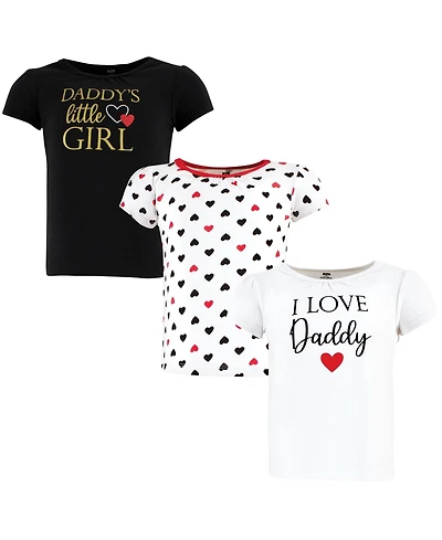 Hudson Baby Girls 3Pk Short Sleeve T-Shirts