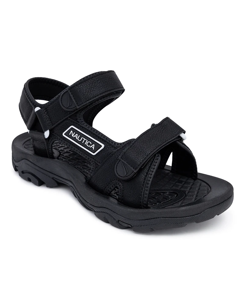 Nautica Men's Bulty Round Toe Strappy Sandals