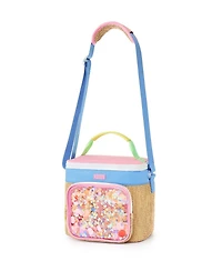 Packed Party Woven Insulated Confetti Cooler Bag, Large Cute Stylish Adult Reusable Lunch Tote for Women