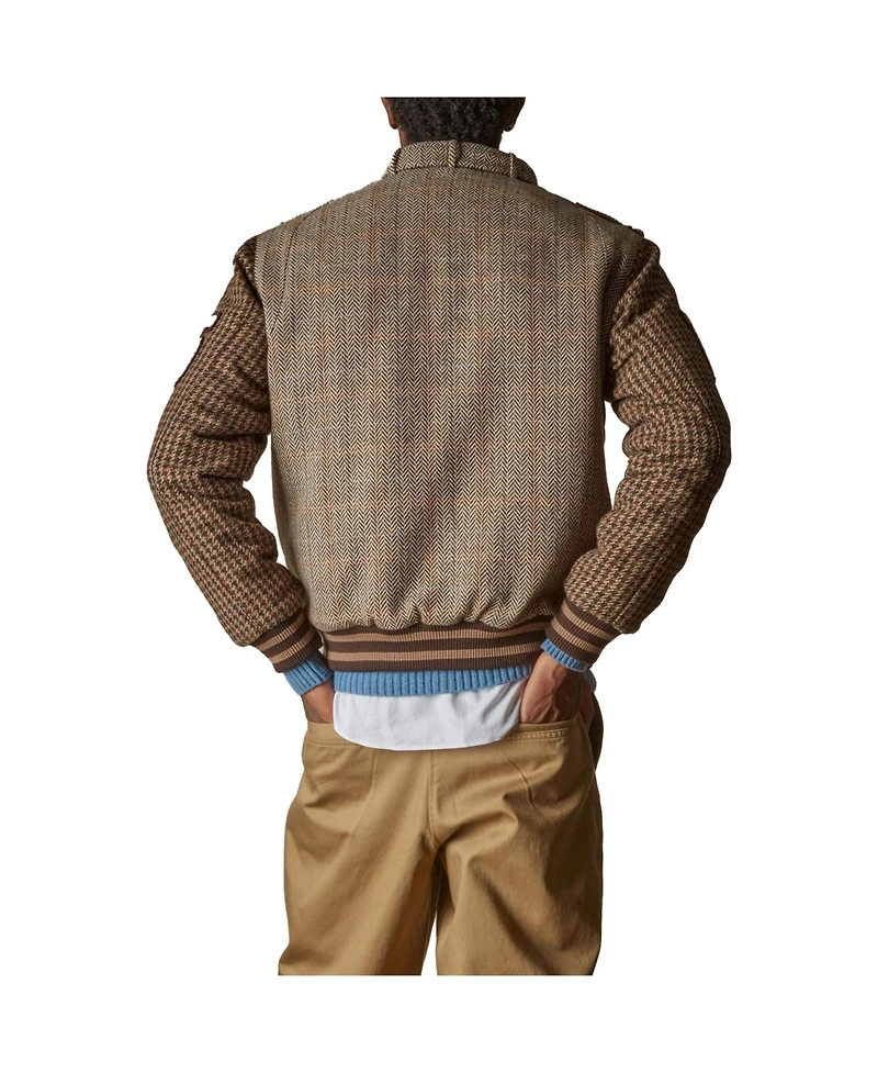 Men's Tweed Varsity Jacket