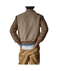 Men's Tweed Varsity Jacket