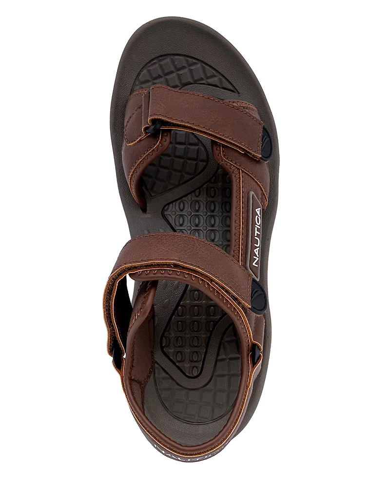 Nautica Men's Bulty Round Toe Strappy Sandals