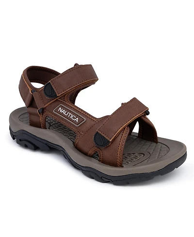 Nautica Men's Bulty Round Toe Strappy Sandals