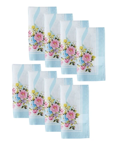 Elrene Rose Cottage Engineered Napkins, Set of 8