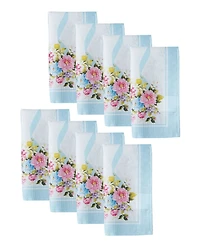 Elrene Rose Cottage Engineered Napkins, Set of 8